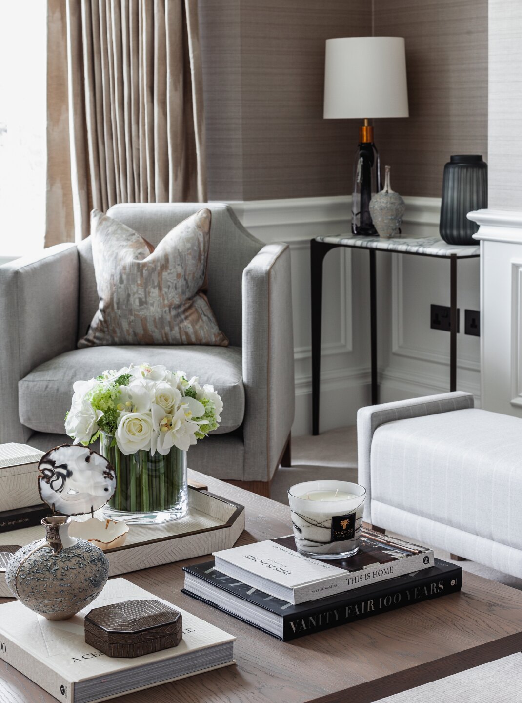 Implementation completed living room image
