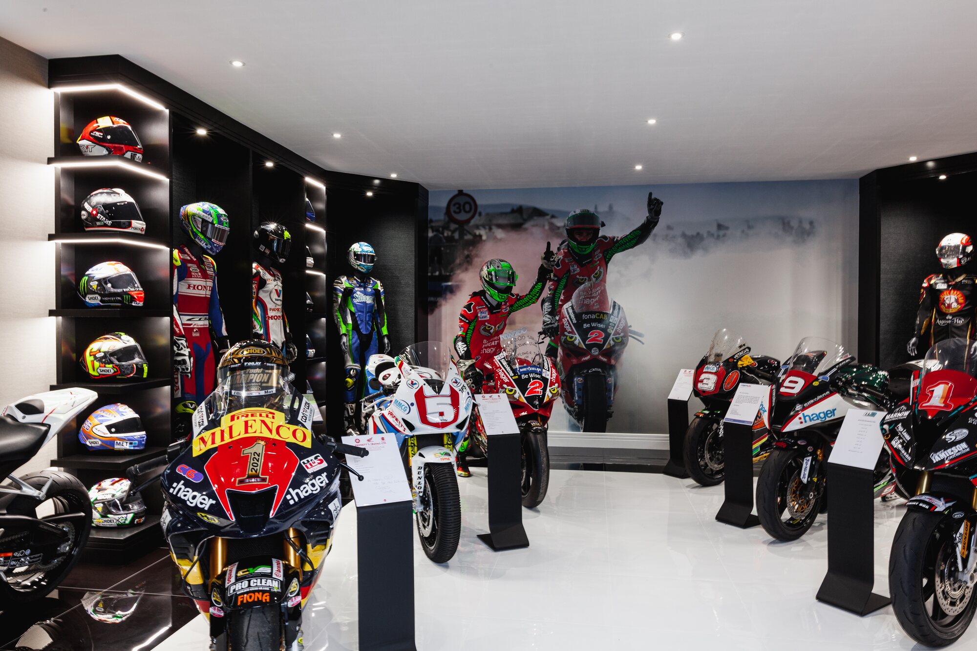 Motorbike room overview