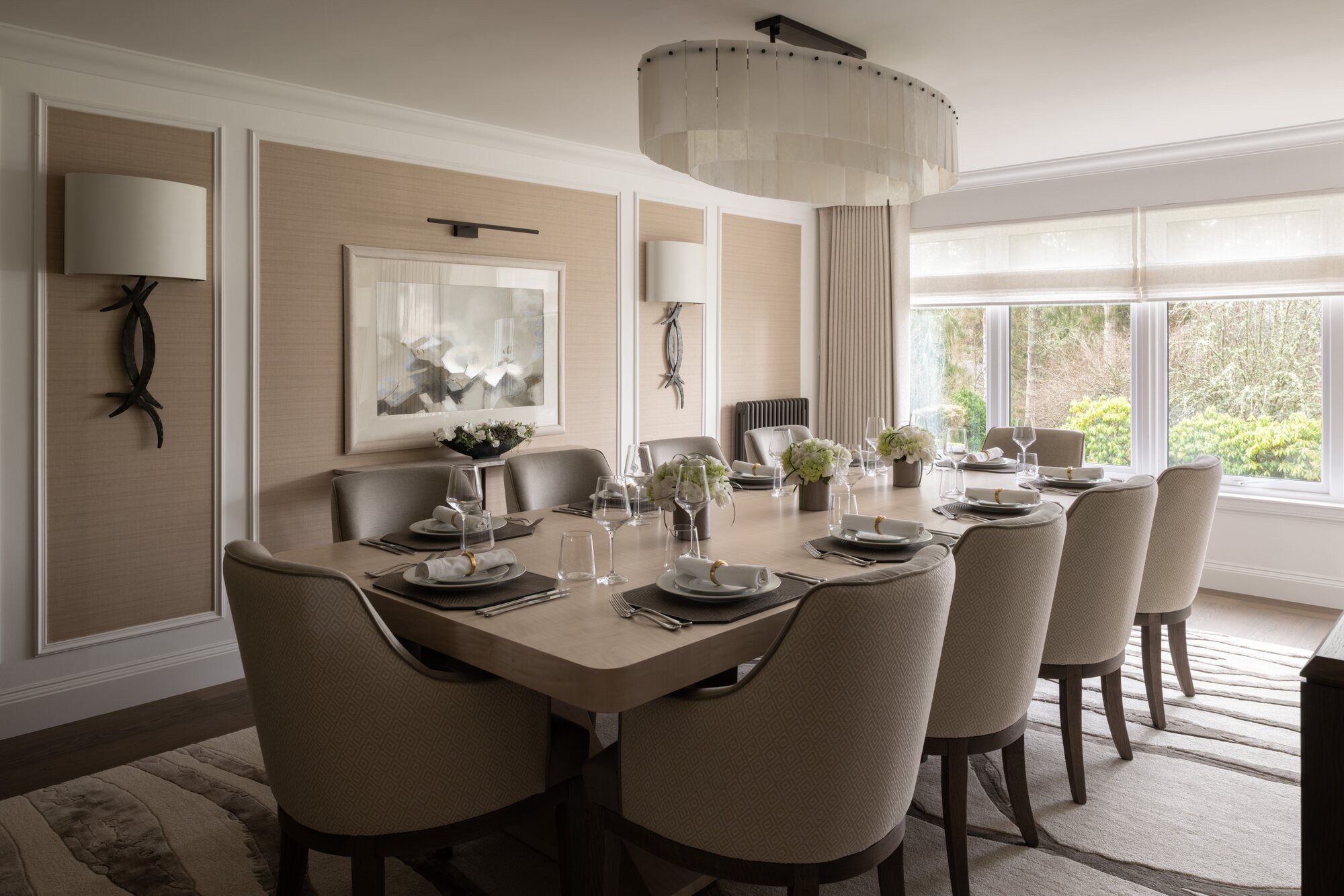 Formal dining room overview